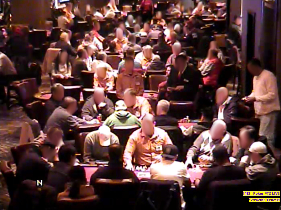 Long view of the Maryland Live Casino poker room. Facial images have been blurred by the casino to protect player identities. (Courtesy photo.)