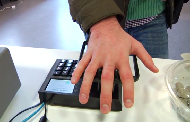 Biometric Startup Quixter Demos Pay-By-Palm Tech