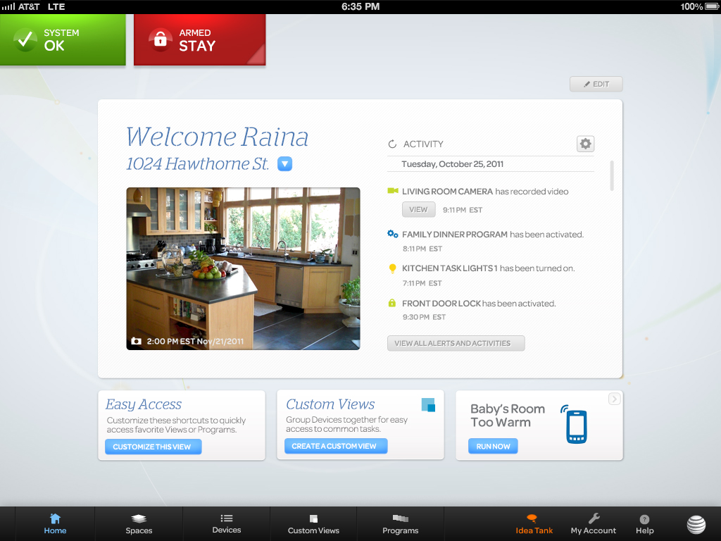 AT&T Licenses Its “Digital Life” Home Automation Service to Telefonica