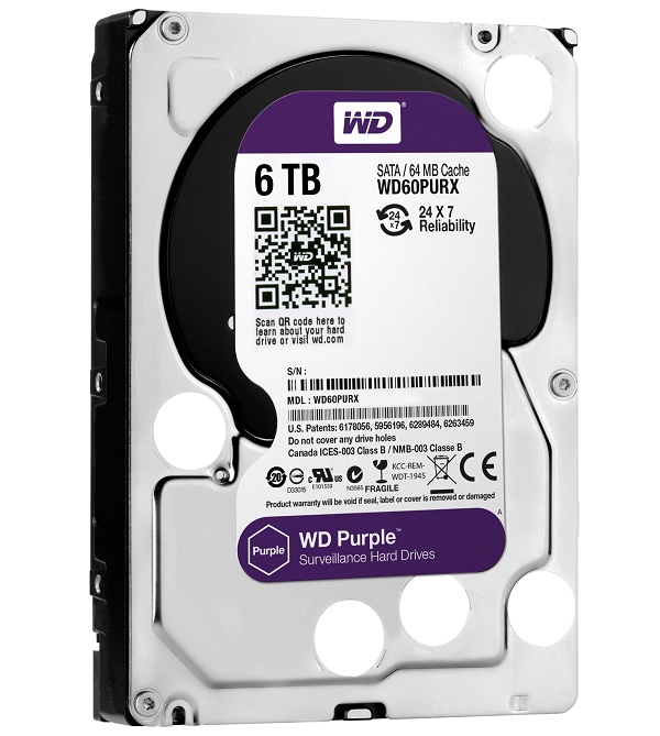 WD Purple Now Shipping in 6 TB Capacities to Excel in IoT “fog” Surveillance Environments