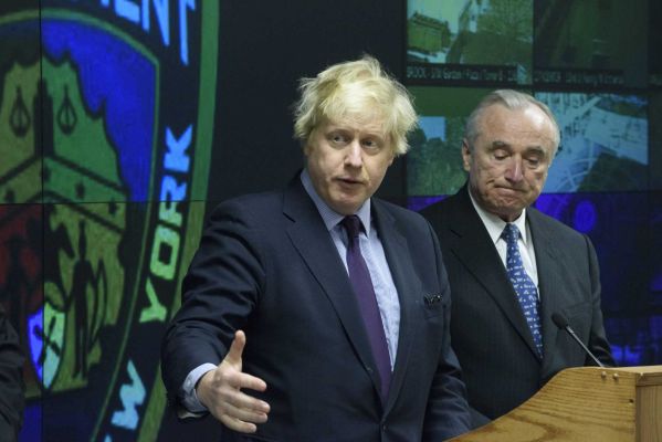 High praise from London Mayor Boris Johnson after he tours NYPD's high-tech surveillance unit