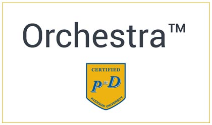 Orchestra and Privacy By Design logos